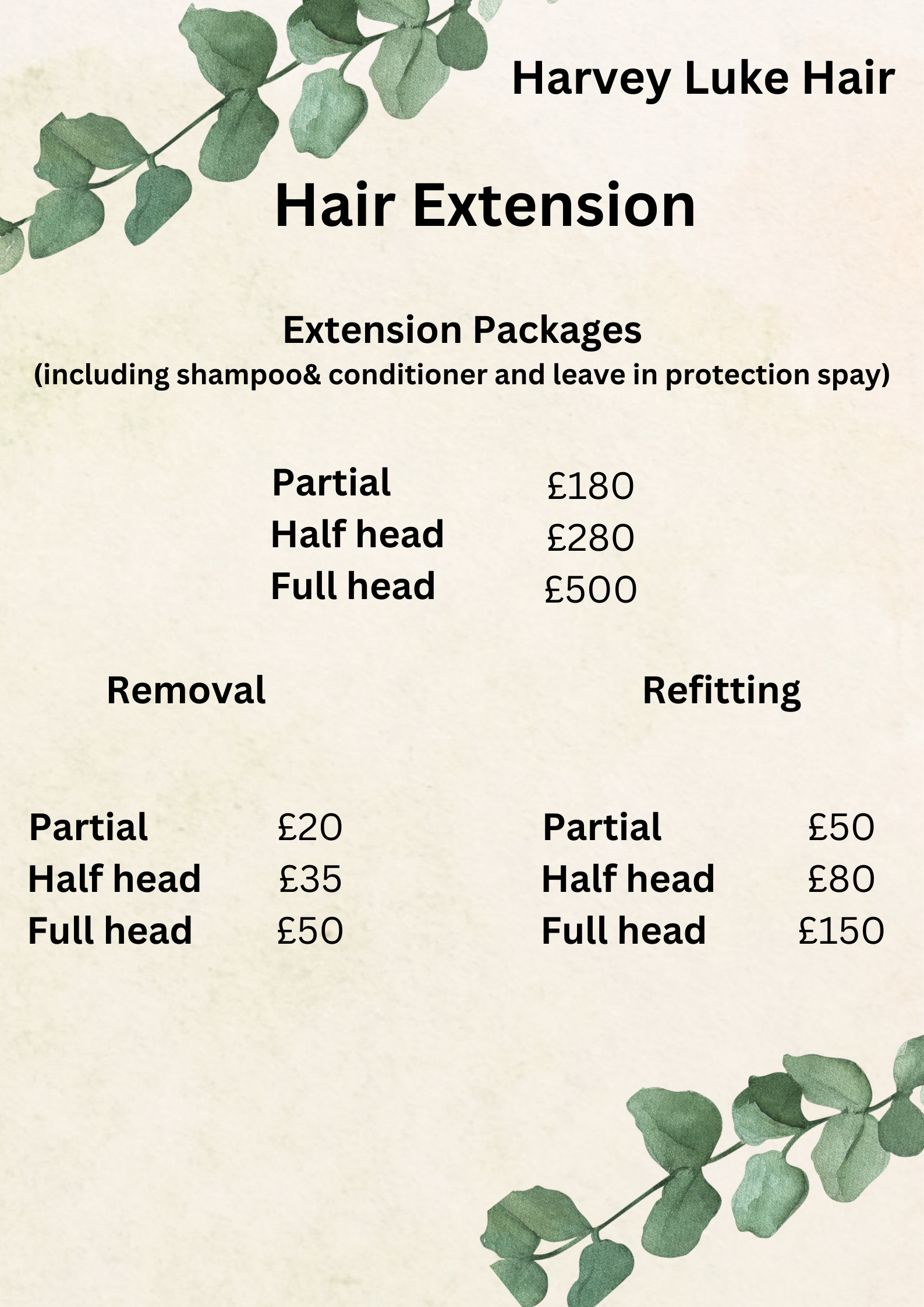 Harvey Luke Price Guide