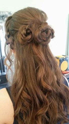 Prom Hair Wavy with Hair Accessories